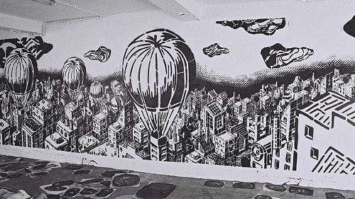 M-City mural