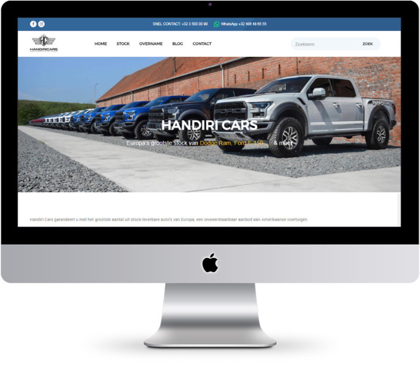 Handiri Cars website